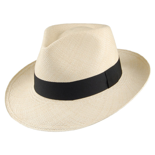 Christys Mateo Panama Fedora Hut - Natur