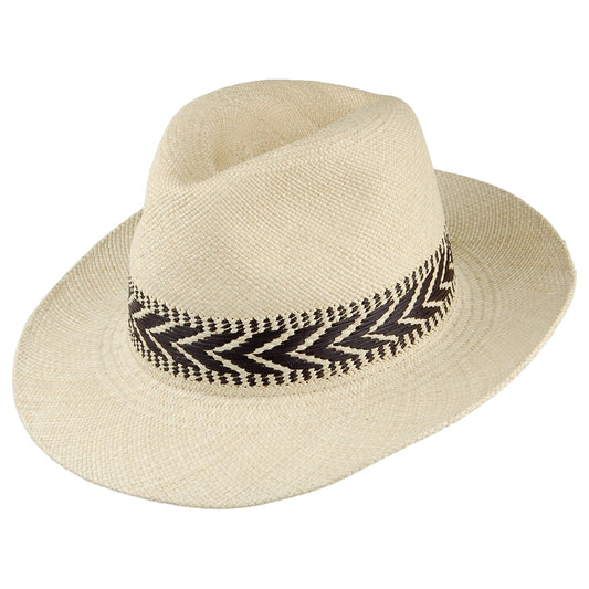 Christys Capri Panama Fedora Hut - Natur