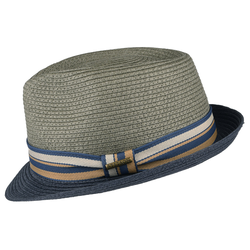 Stetson Adams Trilby Hut - Grau-Blau
