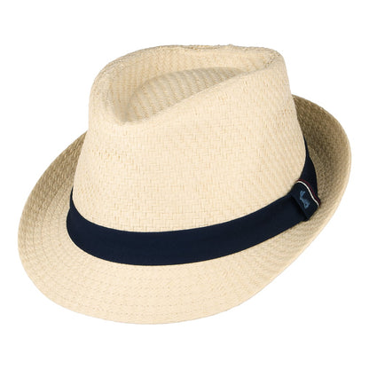 Joules Halstow Trilby Hut aus Toyo Stroh - Sand