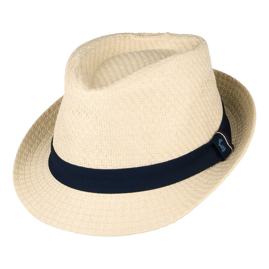 Joules Halstow Trilby Hut aus Toyo Stroh - Sand