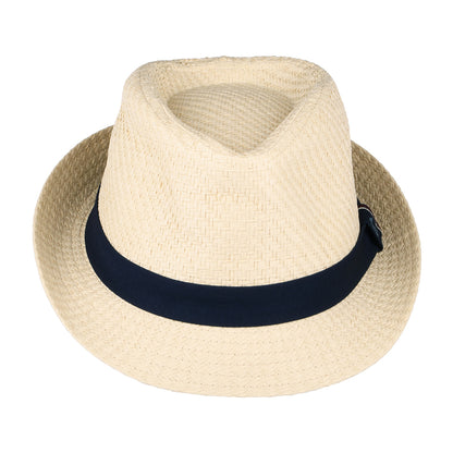 Joules Halstow Trilby Hut aus Toyo Stroh - Sand