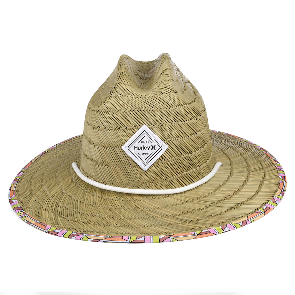 Hurley Diamond Rettungsschwimmer Hut aus Stroh - Natur