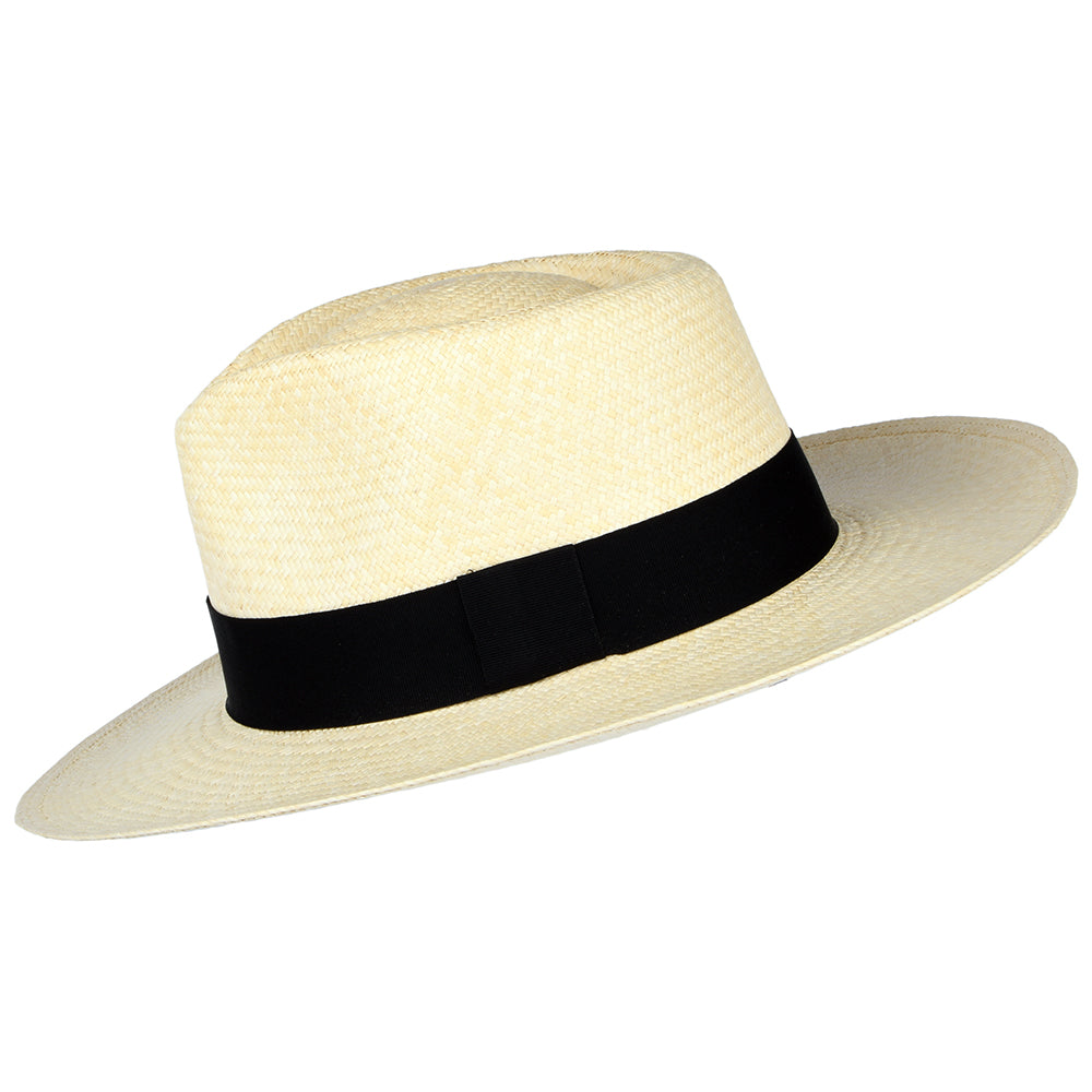 Jaxon & James C-Crown Panama Fedora Hut - Natur