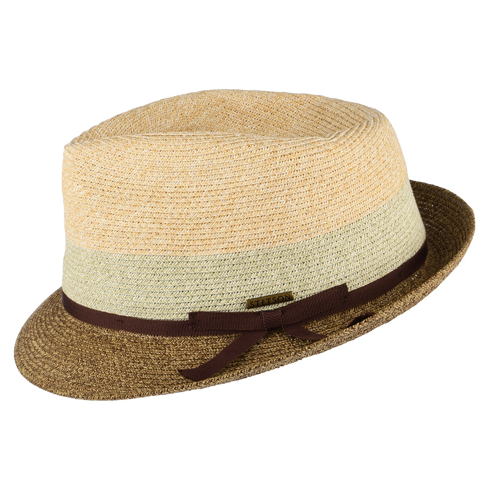 Stetson Player Trilby Hut dreifarbig - Whisky
