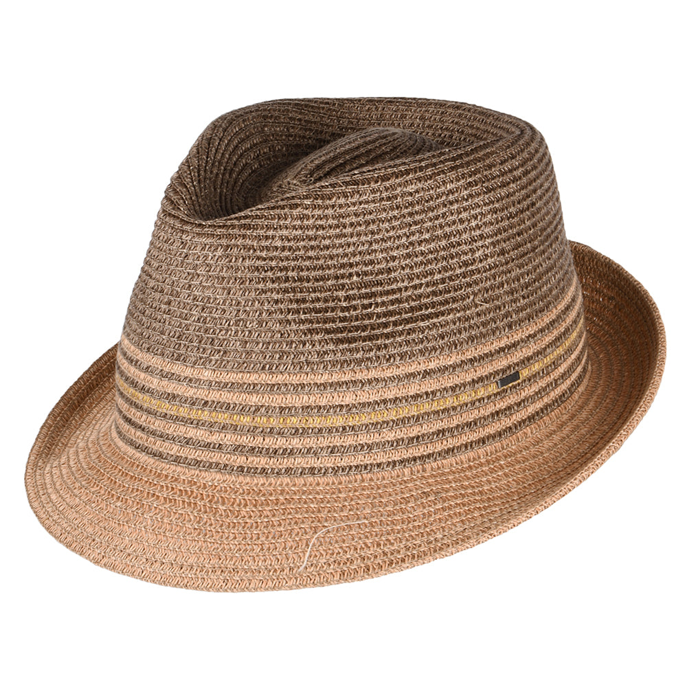 Bailey Hooper Trilby Hut aus Toyo Stroh - Braun-Multi