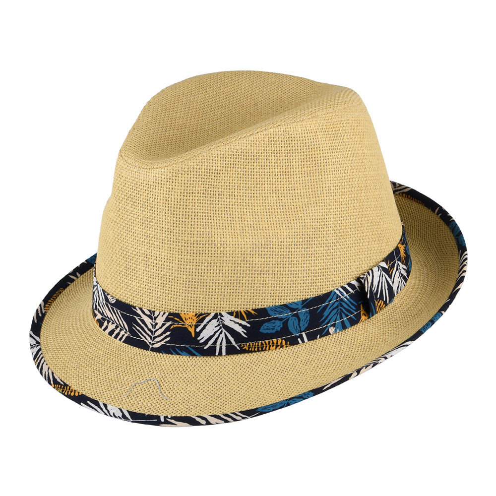 Failsworth Malibu Trilby Hut aus Toyo Stroh - Natur