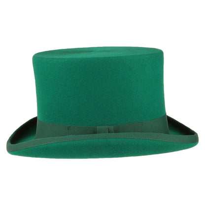 Denton Zylinder Hut aus Wollfilz - Grün