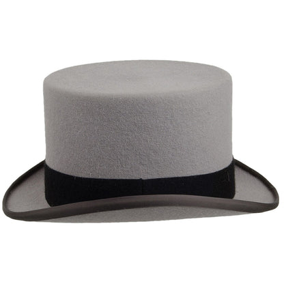 Christys Ascot Zylinder Hut aus Haarfilz - Grau