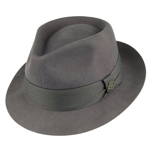 Goorin Bros. Griffin Fedora Hut aus Wollfilz - Grau