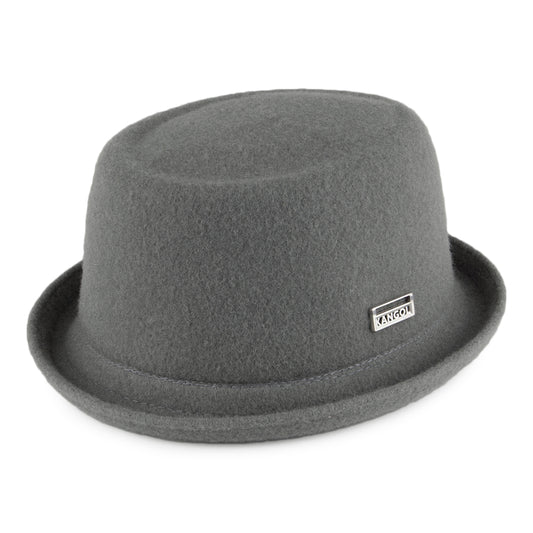 Kangol Wool Mowbray Pork Pie Hut - Grau