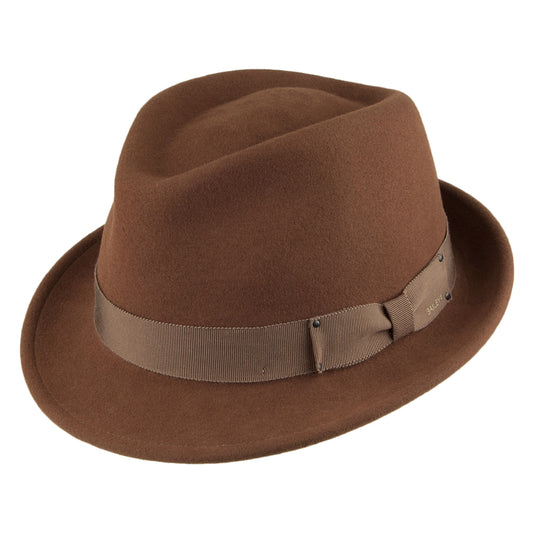 Bailey Wynn II Knautschbarer Trilby Hut - Rostrot