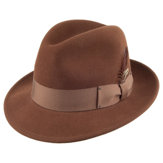 Bailey Blixen LiteFelt Trilby Hut - Rostrot