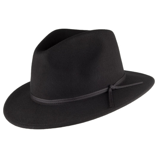 Brixton Coleman Fedora Hut - Schwarz