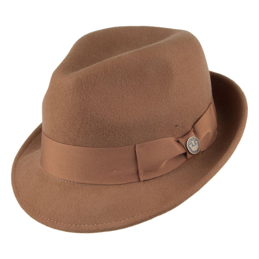 Goorin Brothers Good Boy Trilby Hut aus Wollfilz - Kamel