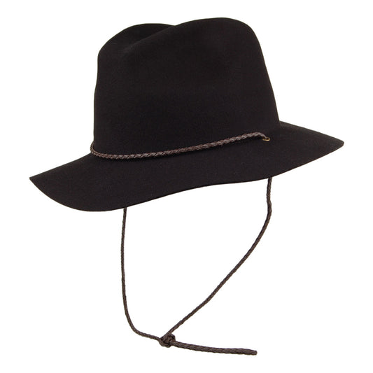 Brixton Freeport Fedora Hut - Schwarz