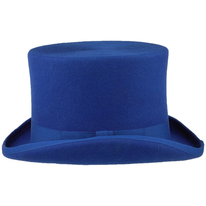 Denton Zylinder Hut aus Wollfilz - Königsblau