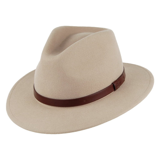 Brixton Messer Fedora Hut - Helles Khaki