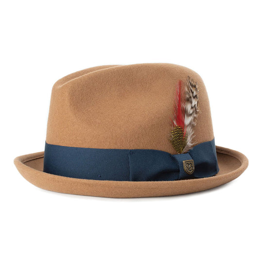 Brixton Gain Trilby Hut - Helles Hellbraun