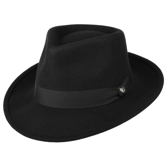 Brixton Joe Strummer Faucet Fedora Hut - Schwarz