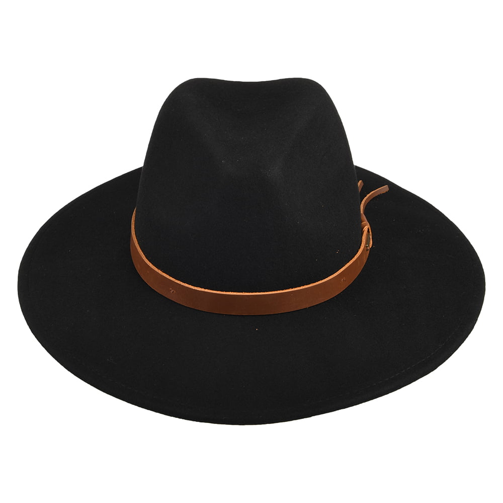 Brixton Field Proper Outback Hut aus Wollfilz - Schwarz