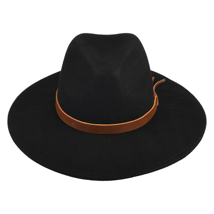 Brixton Field Proper Outback Hut aus Wollfilz - Schwarz