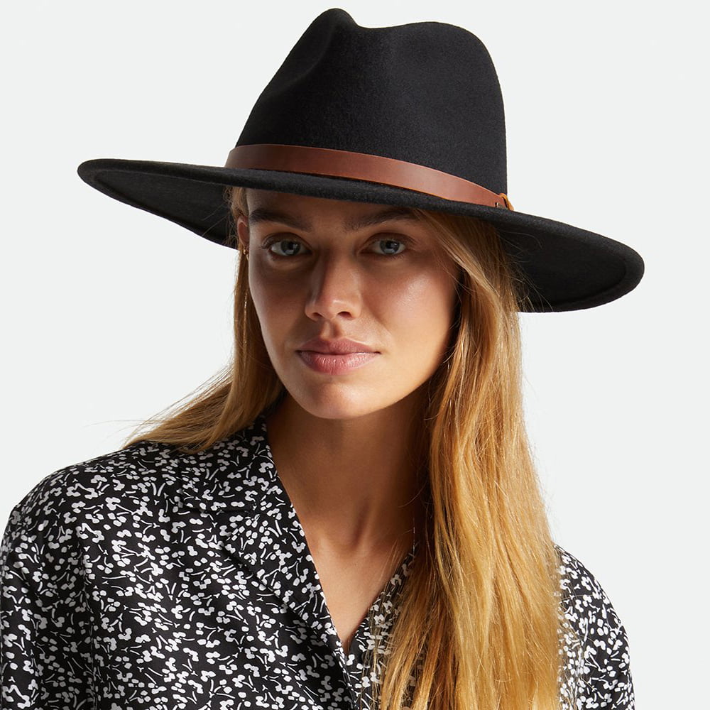 Brixton Field Proper Outback Hut aus Wollfilz - Schwarz