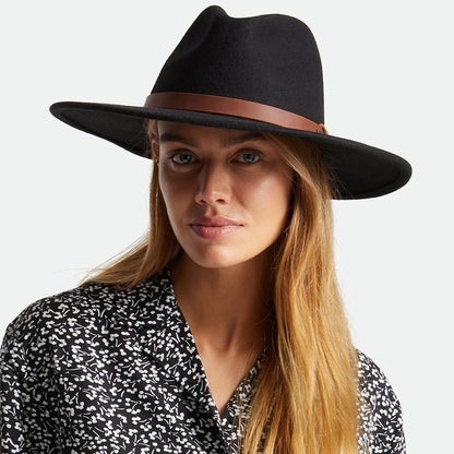 Brixton Field Proper Outback Hut aus Wollfilz - Schwarz