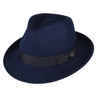 Bailey Maglor Trilby Hut aus Wollfilz - Marineblau