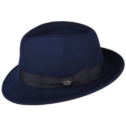 Bailey Maglor Trilby Hut aus Wollfilz - Marineblau