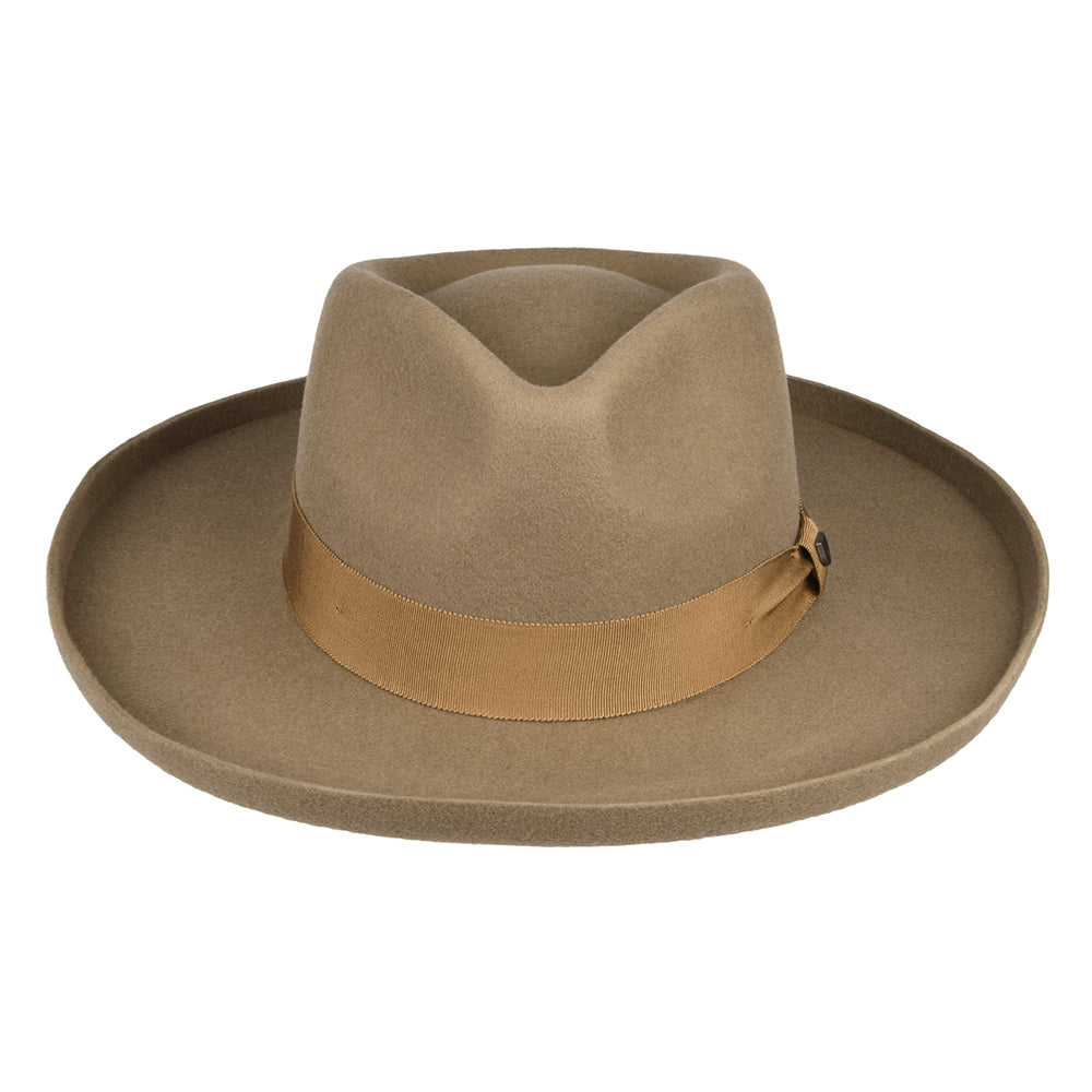 Brixton Capsule Fedora Hut aus Wollfilz - Sand