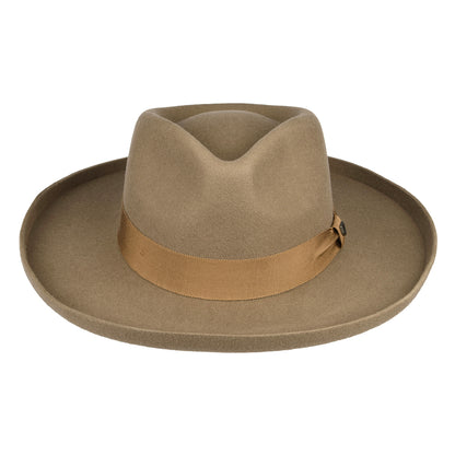 Brixton Capsule Fedora Hut aus Wollfilz - Sand