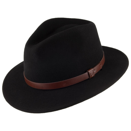 Brixton Messer Fedora Hut - Schwarz
