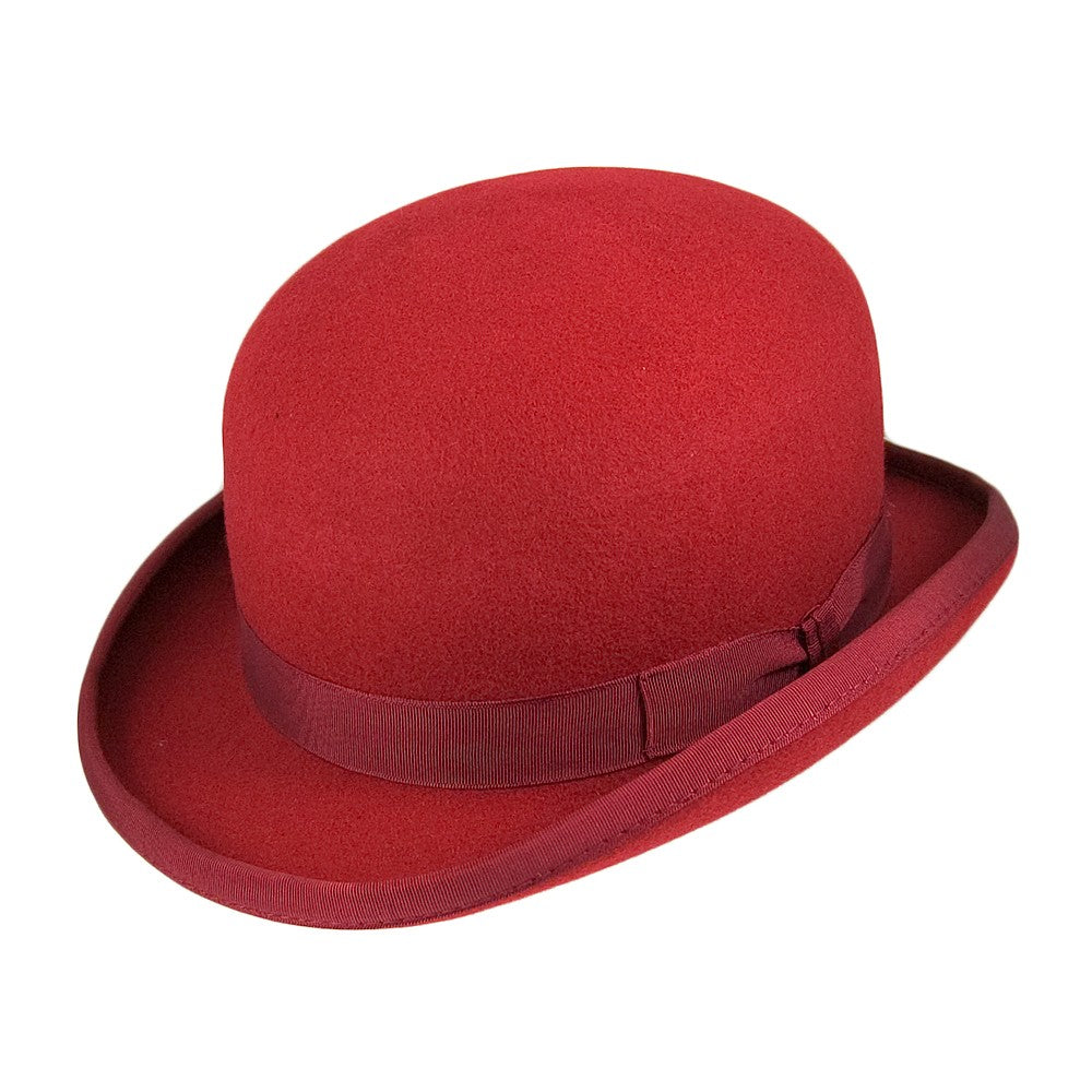 Christys Melone Hut aus Wollfilz - Rot