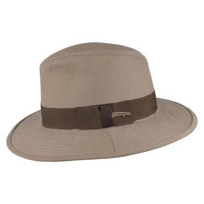Indiana Jones Safari Fedora Hut aus Baumwolle - Khaki
