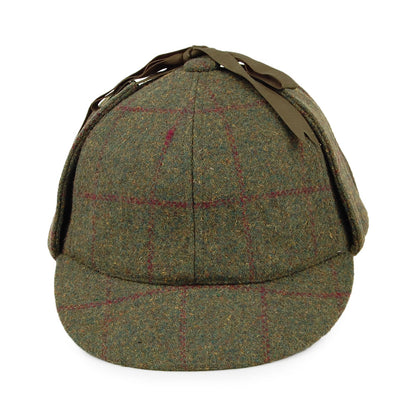 Denton Sherlock Holmes Hut aus Wolle - Olivgrün-Multi