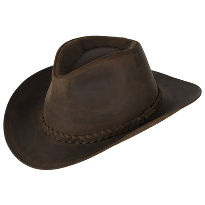 Stetson Cowboy Hut aus Büffelleder - Braun
