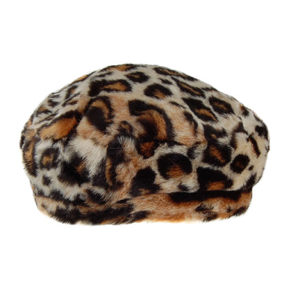 Barts Astilbe Baskenmütze aus Kunstfell - Leopardenmuster