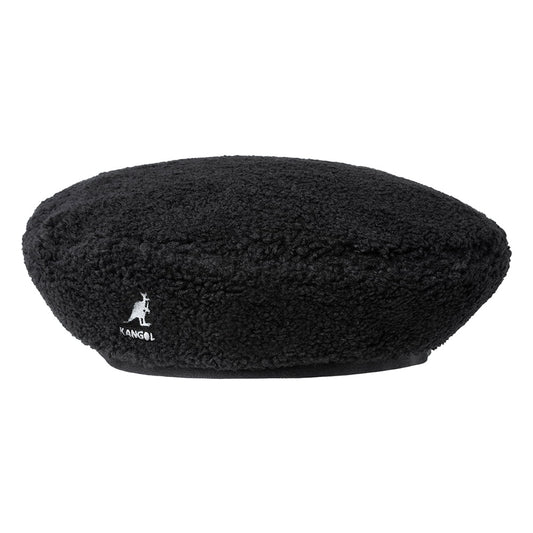 Kangol Plüsch Baskenmütze - Schwarz