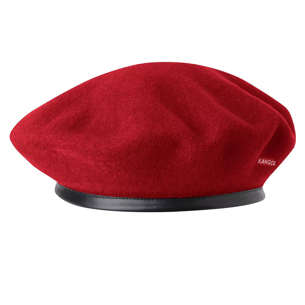 Kangol Monty Baskenmütze aus Wolle - Rot