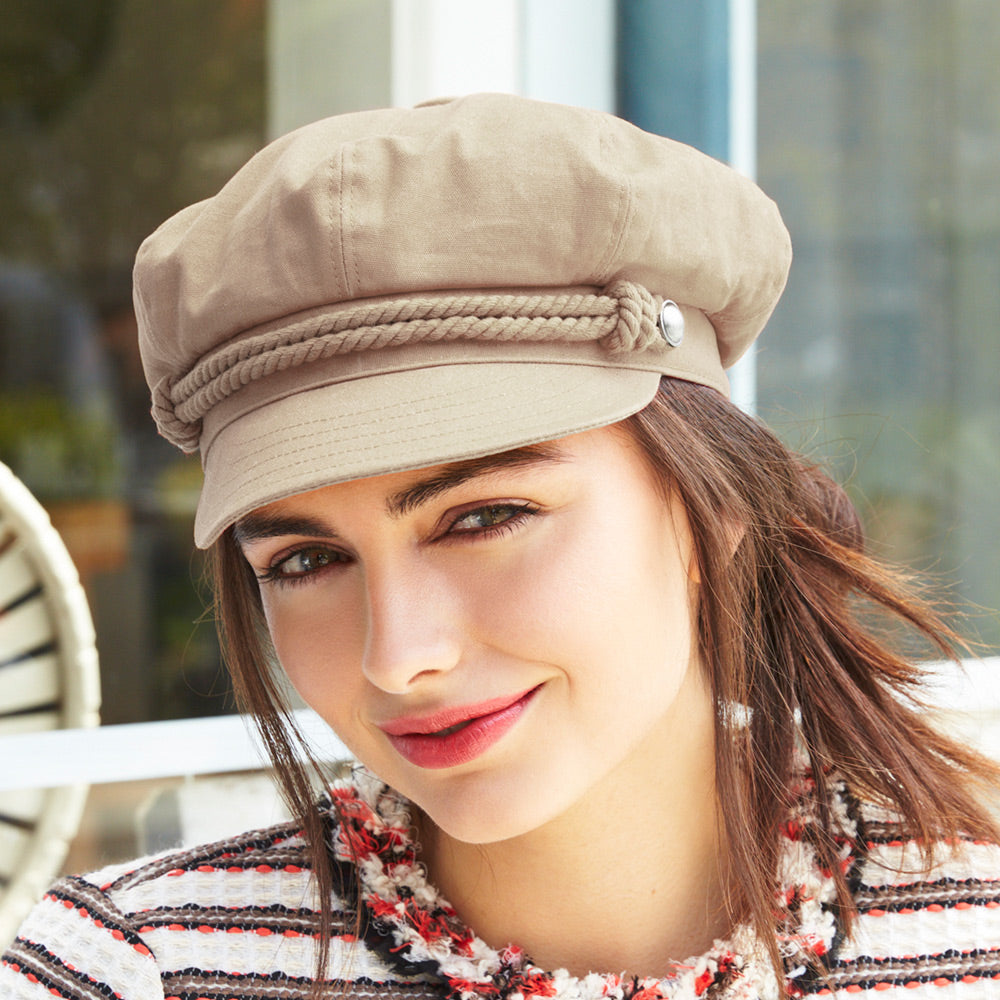 Betmar Baker Boy Schiffermütze - Khaki