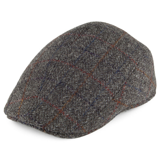Crambes HARRIS TWEED Ascot Schiebermütze - Grau