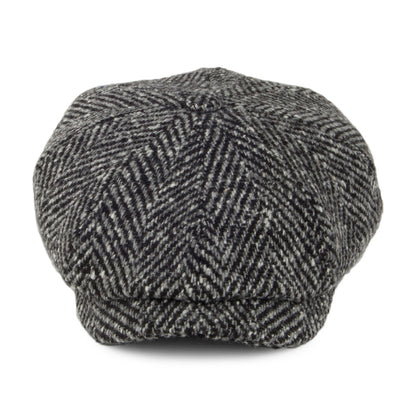 Stetson Hatteras Ballonmütze aus Wolle - Schwarz-Grau