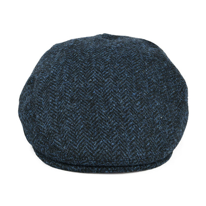 Failsworth Stornoway Harris Tweed Schiebermütze - Blau