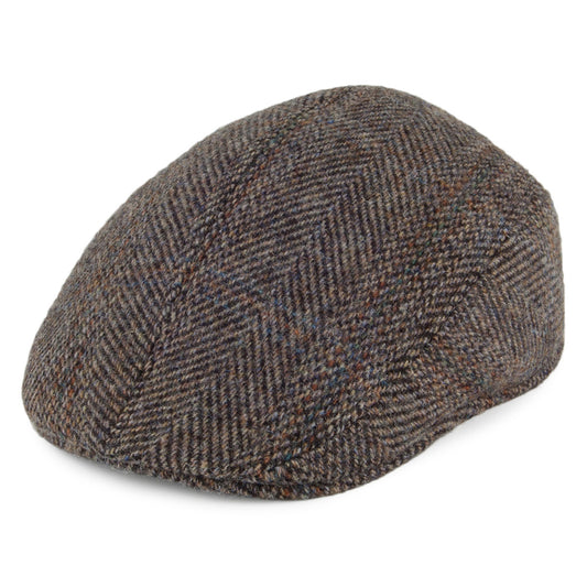 Crambes HARRIS TWEED Ascot Schiebermütze - Beige