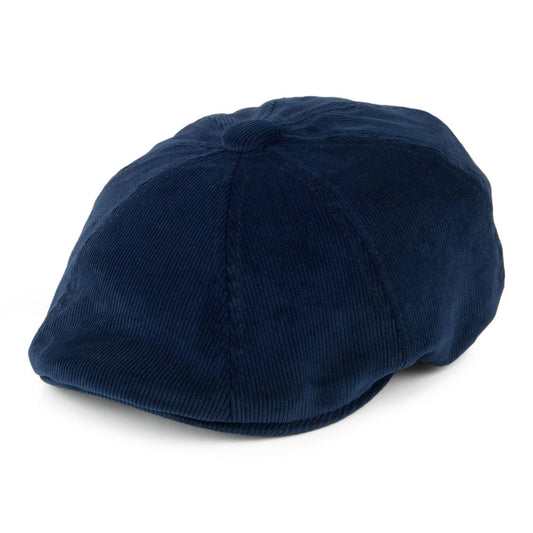 Kangol Hawker Kord Ballonmütze - Marineblau