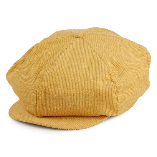 Brixton Ollie II Cord Ballonmütze - Senfgelb