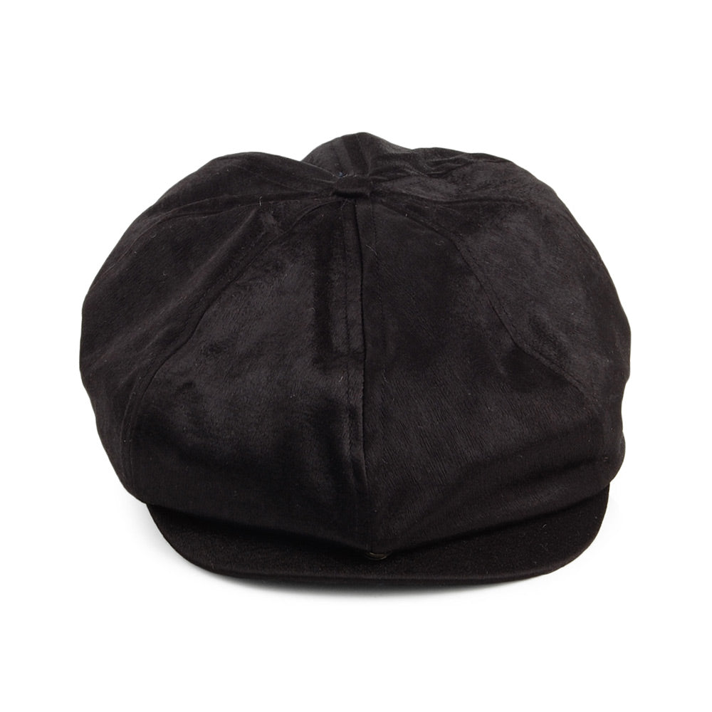 Brixton Brood Satin Ballonmütze - Schwarz