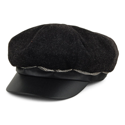 Betmar Clara Baker Boy Ballonmütze - Schwarz