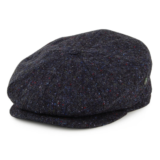 City Sport Donegal Tweed Ballonmütze - Marineblau-Multi